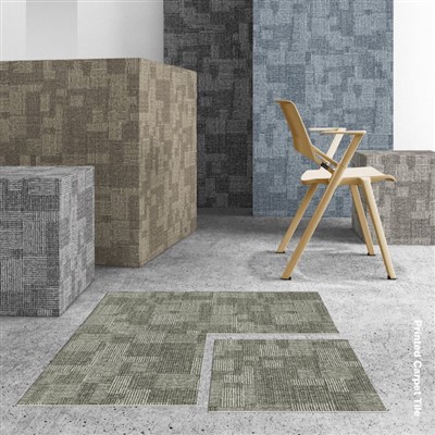 PU بیکنگ پرنٹ شدہ قالین ٹائل